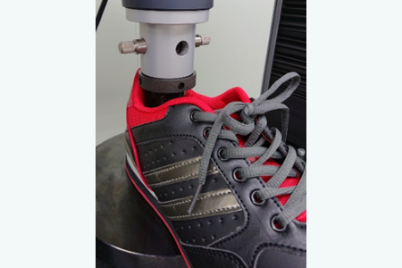 [Protective Footwear] 9.6 Absorption of Impact Energy at Heel Part (JIS T 8101)