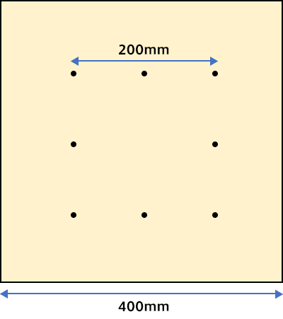 図4　 試料形状の例　(G法の場合)