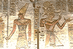 図2.古代エジプトの衣服例(筆者撮影)